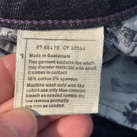 Pilcro Women's Dark Wash Flare Jeans Size 30 70s bohemian Hippie Night Out Dress - Picture 13 of 16